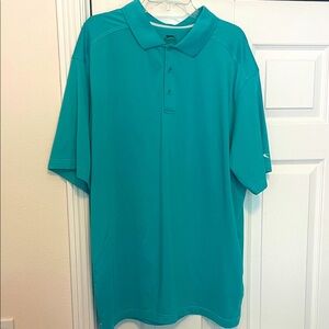 Slazenger Men’s Golf Polo. Color Turquoise Size XXL